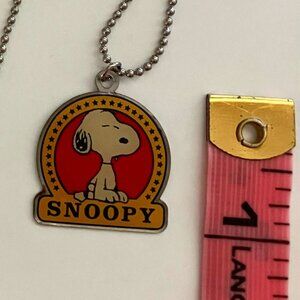 Peanuts Snoopy Loungefly Stainless Steel Enamel Necklace